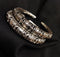 Chitai Bold Silver kada (Pair,Size 2.4)